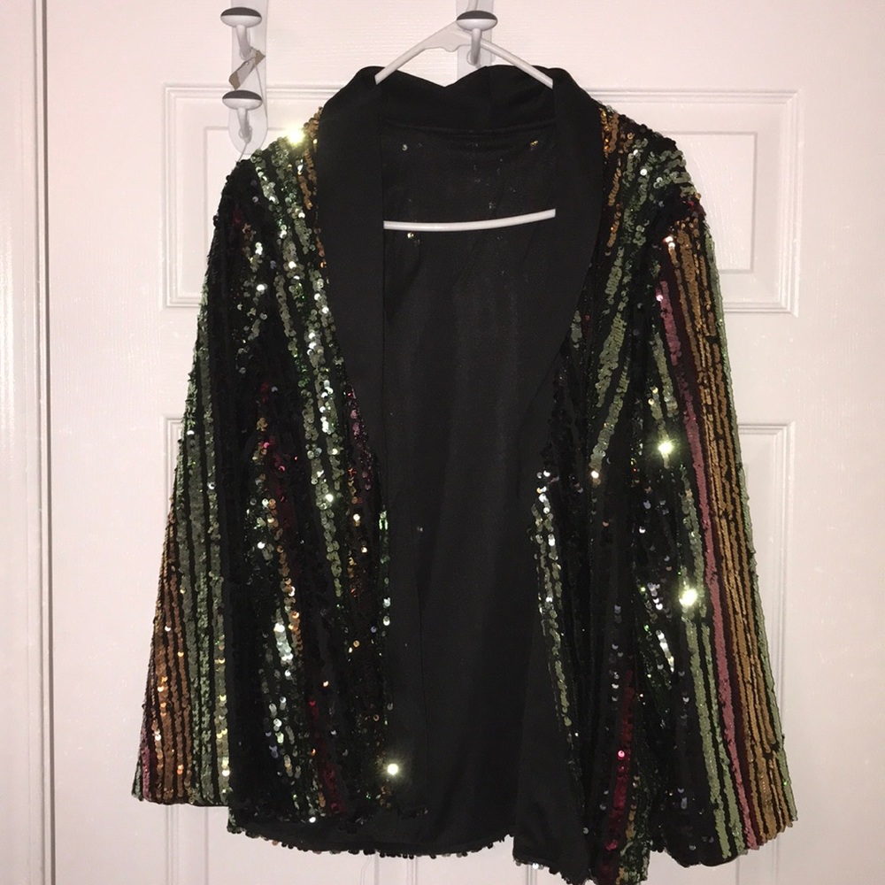 Multi color sequence jacket
